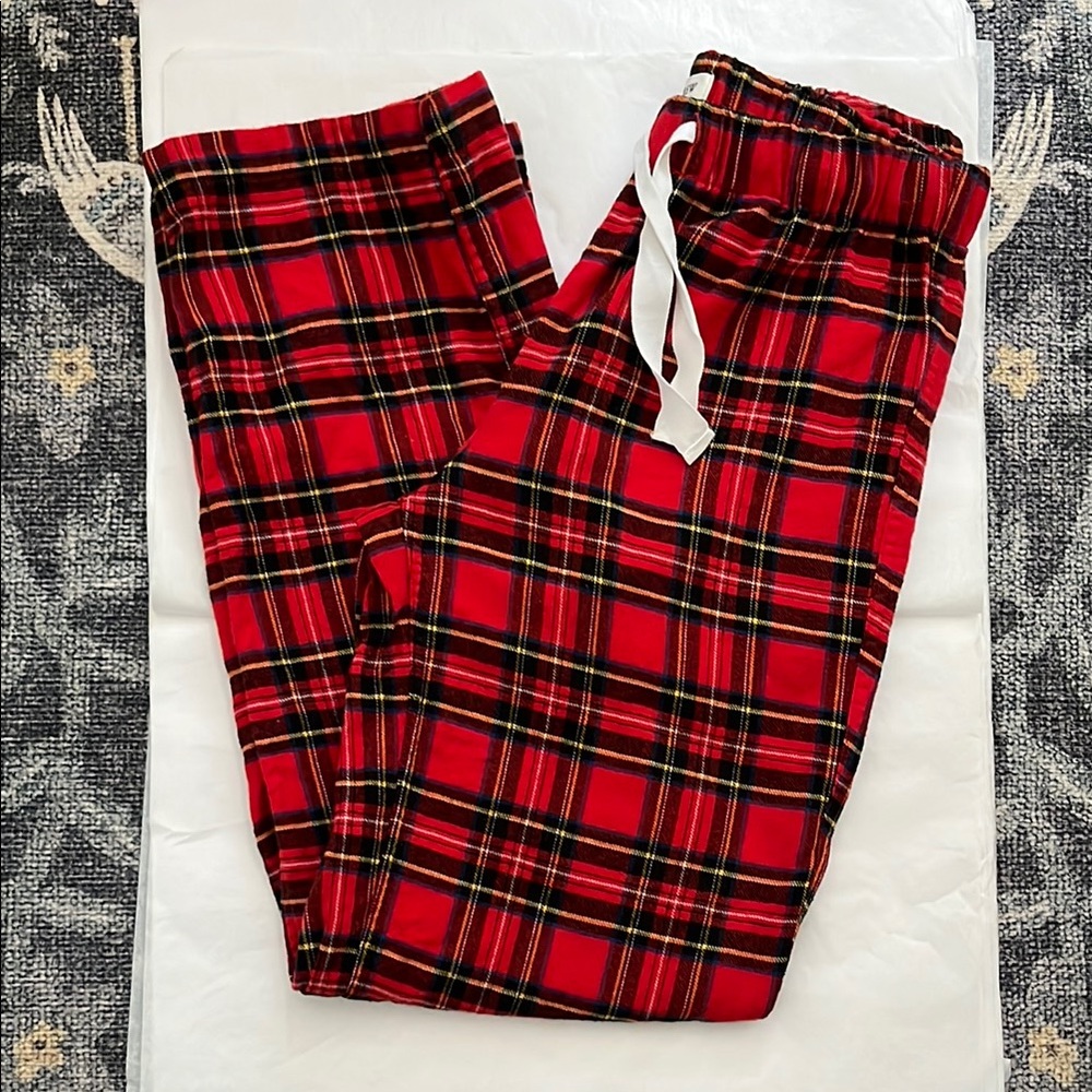 J.Crew Flannel Pajama Pants - Red Plaid - Sz XXS